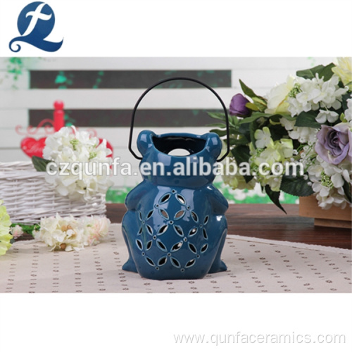 Frog Shape Ceramic Garden Flower Pots With Handle